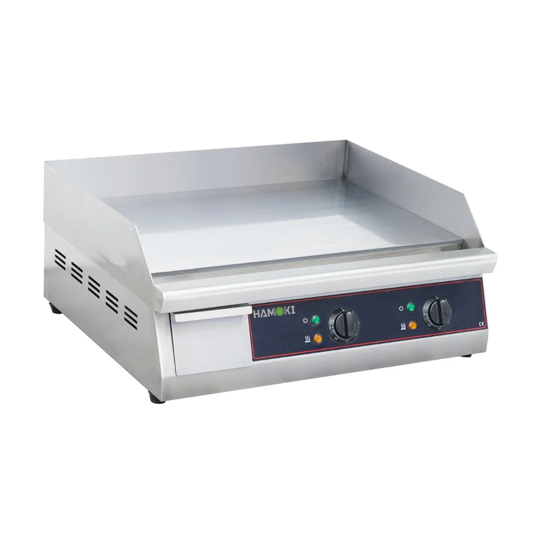 Electric Countertop Chrome Plated Griddle - Flat 61cm