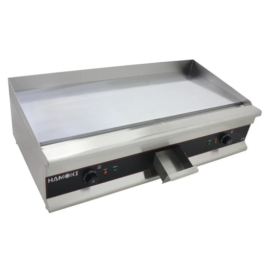 Electric Countertop Chrome Plated Griddle - Flat 100cm