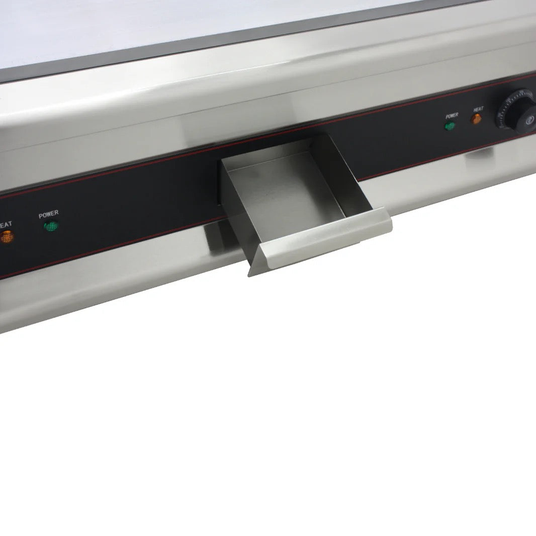 Electric Countertop Chrome Plated Griddle - Flat 100cm