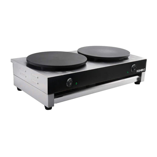 Crepe Maker 400mm - Twin Crepe Tray