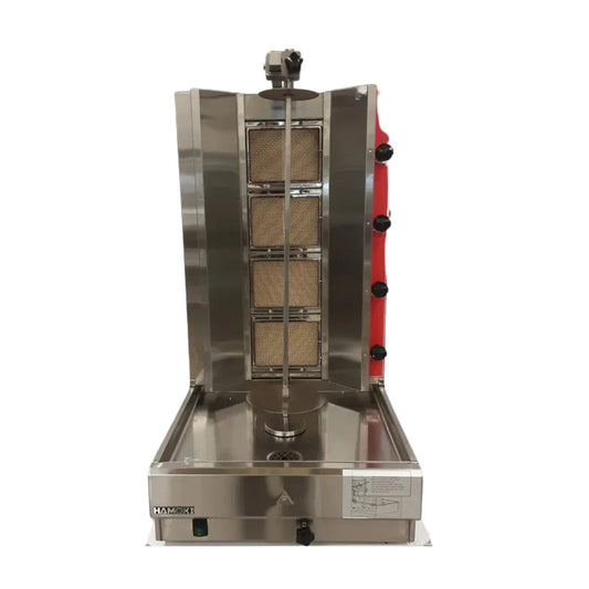 Gas Doner Kebab Machine - 4 Burner