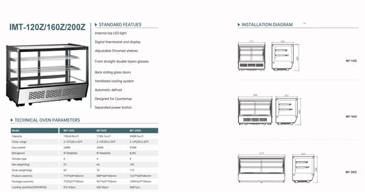 Countertop Display Cooler - 160Z
