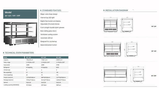 Countertop Display Cooler -120F