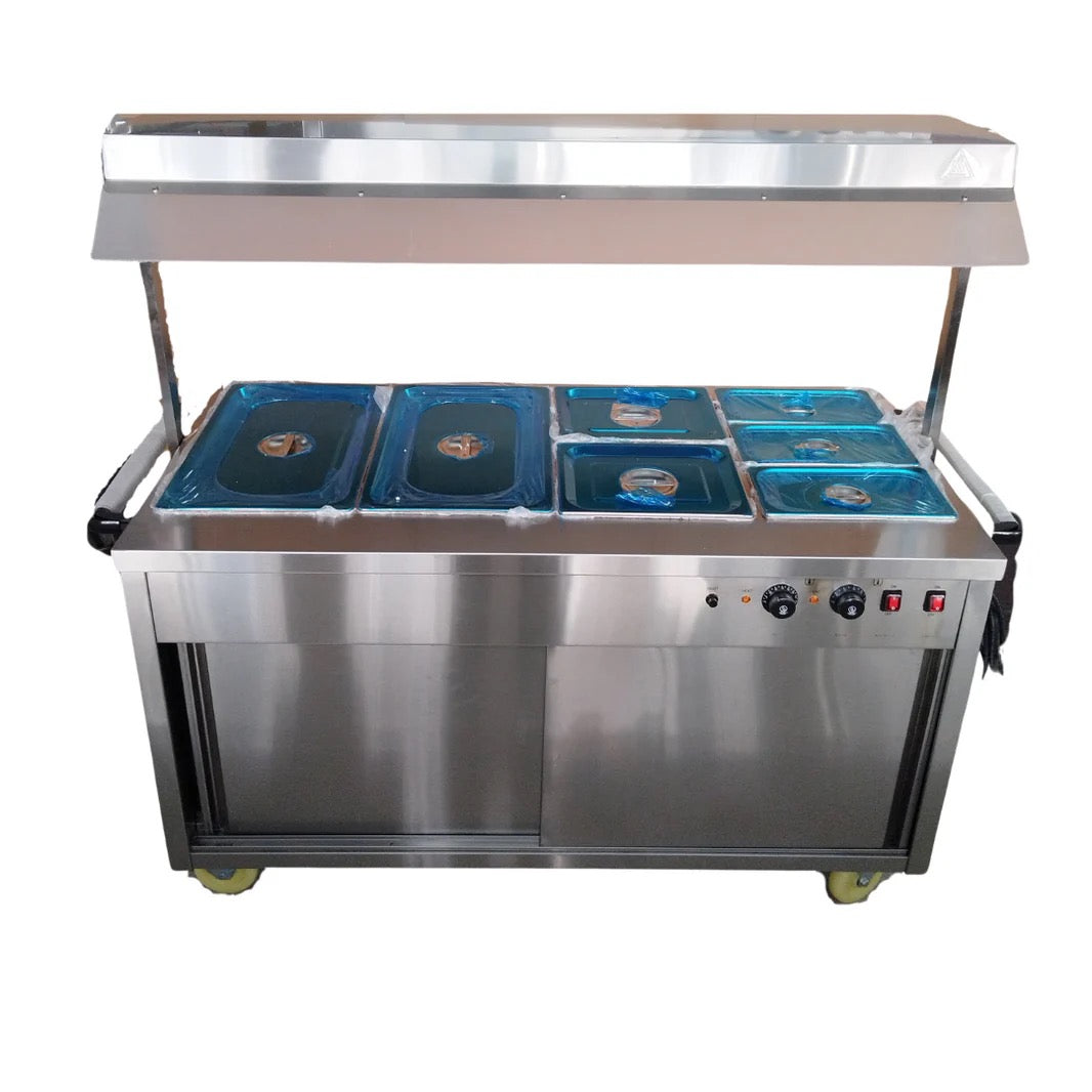 Food Warmer Cart with Light