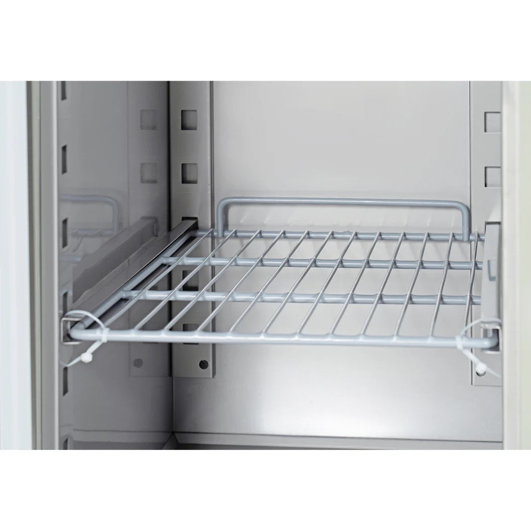 3 Door Refrigerated Counter with Backsplash - 346L