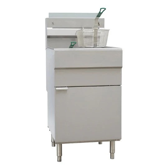 5 Burner Gas Fryer Single Tank with Twin Baskets