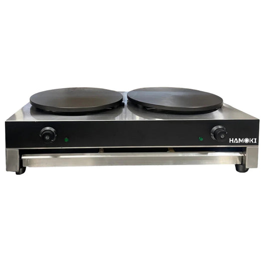 Crepe Maker 400mm - Twin Crepe Tray