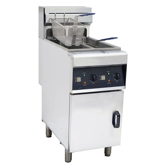 Free Standing Twin Tank Electric Fryer 1PH