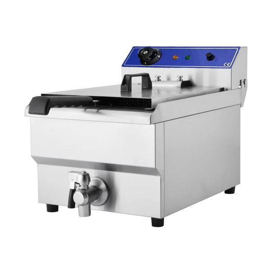 Countertop Electric Fryer - 8 Litre (oil) Single Tank with Tap