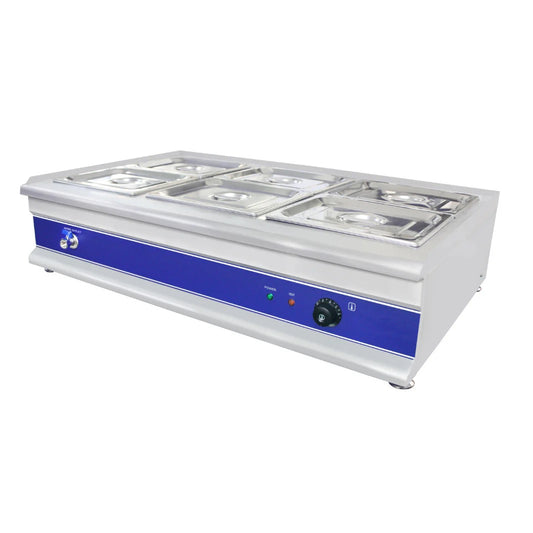 Bain Marie 6 Pot (6 x GN1/2 100 mm)