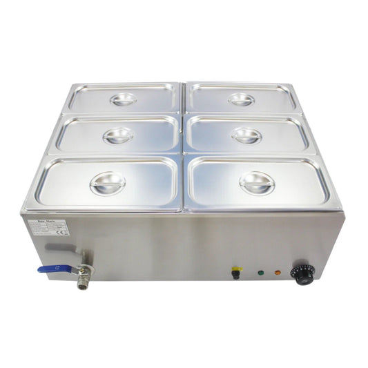 Bain Marie 6 Pot (6 x GN1/3 150 mm)