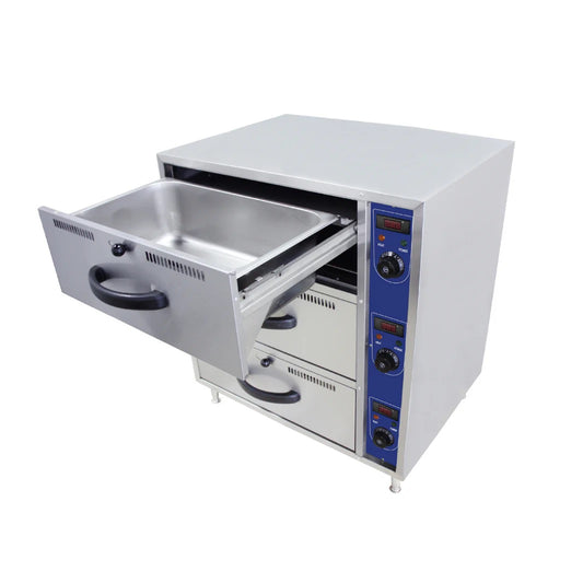 Food Warmer Drawer with 3 Drawers (Dry Heat)