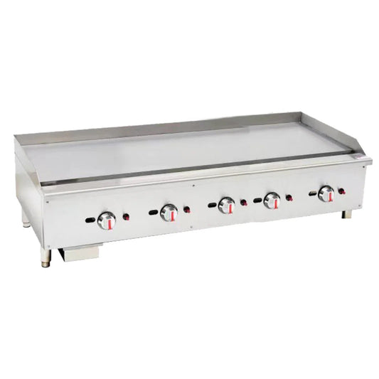 Gas Countertop Griddle - 5 Control