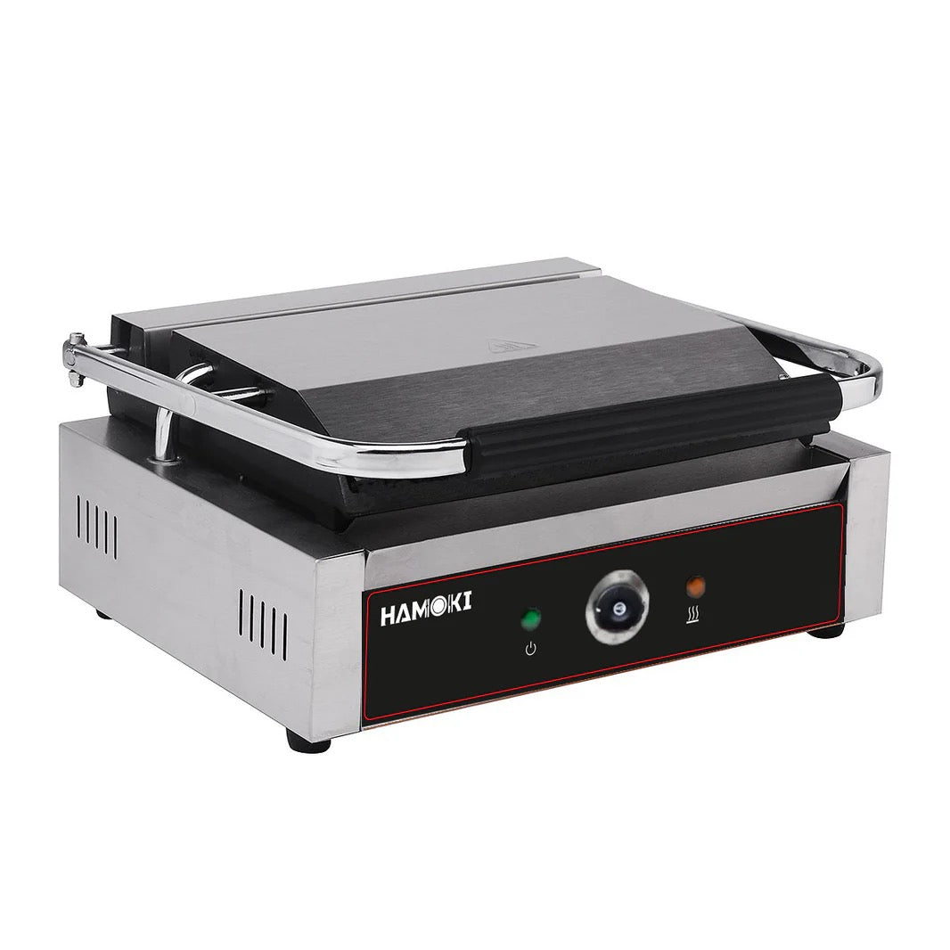 Contact Grill Single / Ribbed Top and Smooth Bottom