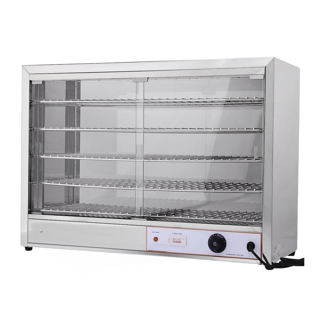 Pie Cabinet and Warmer with 5 Shelves
