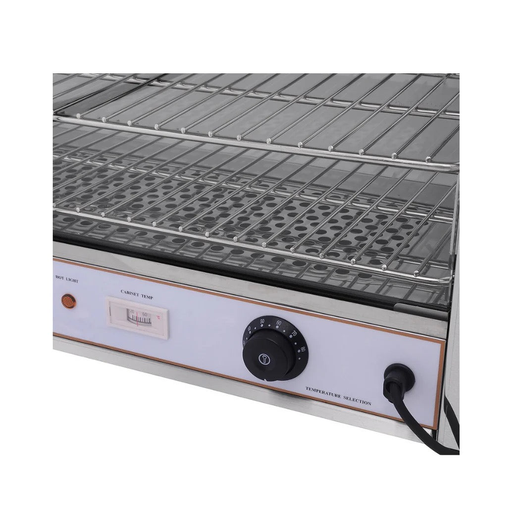 Pie Cabinet and Warmer with 5 Shelves