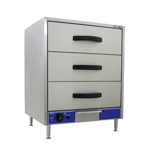 Food Warmer Drawer with 3 Drawers (Wet Heat)