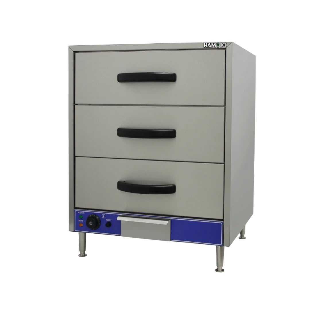 Food Warmer Drawer with 3 Drawers (Wet Heat)